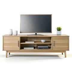 tv cabinet on a isolated background