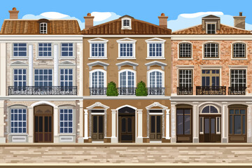 Naklejka premium facade of a building