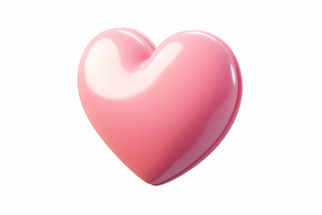 3D Pink Heart Illustration