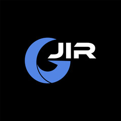 JIR initial letter logo template for business, fashion, finance, marketing, branding, company etc