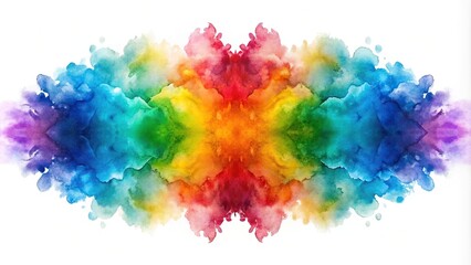 watercolor paint on white background