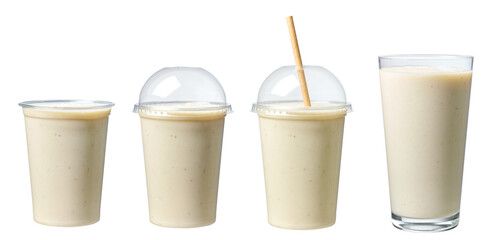 banana, coconut and pineapple smoothie