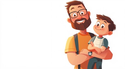 A contemporary poster template with a playful theme, offering generous space for personalized messages against a clean white backdrop.