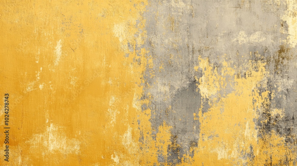 Poster abstract artwork featuring a grunge texture with a golden background suitable for wall art or as a t