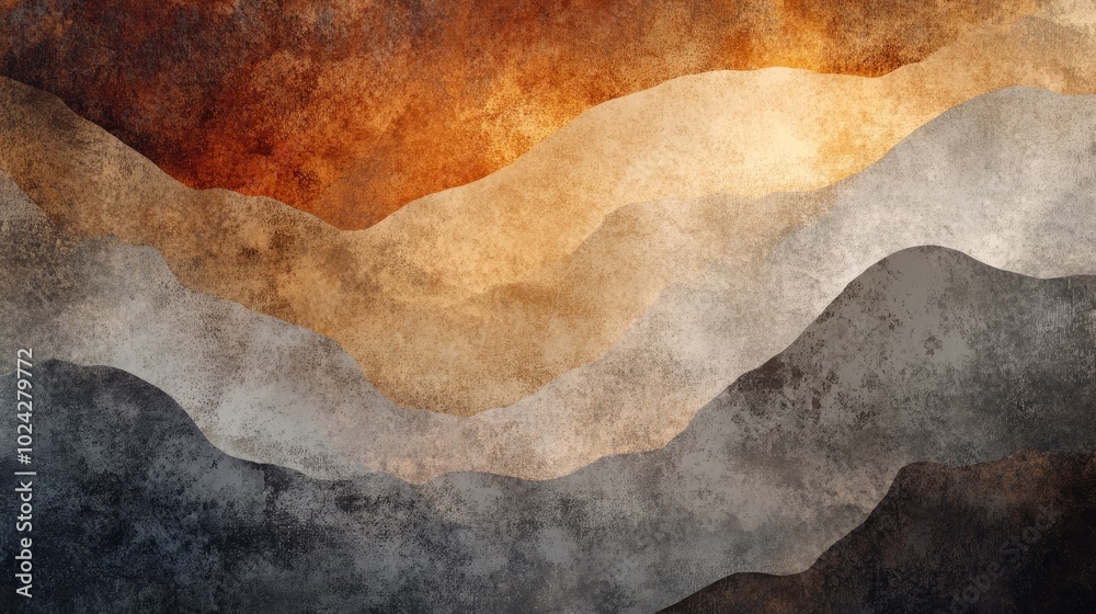 Poster abstract textured background featuring deep light brown and gray shades digital artwork providing a 