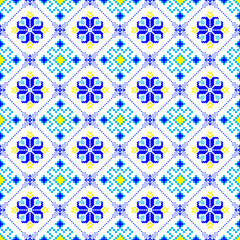 Cross Stitch Patterns - Easy Encoded Sewing Patterns in Vector Format - Instant Download 
Design Geometric Art Patterns Floral Patterns for Tapestries, Covers, Clothes, Decorations, Curtains,
