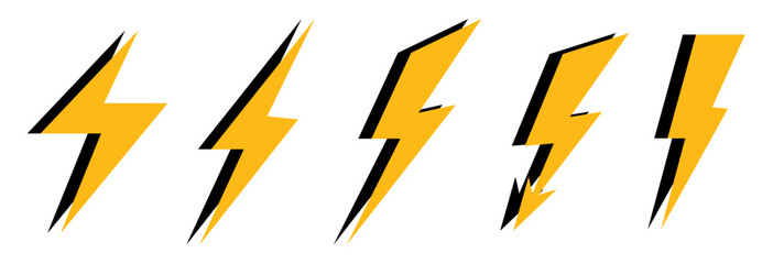 lighting thunder bolt icon