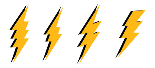 lighting thunder bolt icon