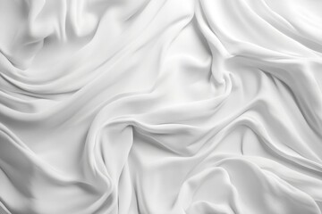 Obraz premium Layered White Abstract Texture with Gentle Brushstrokes for Minimalist Design and Copy Space