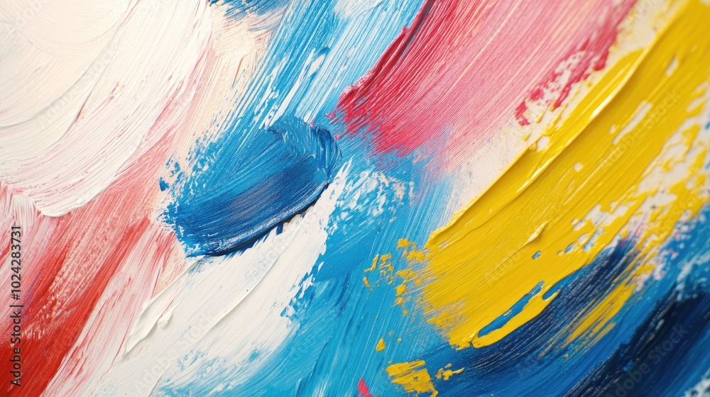 Poster abstract artistic background created with oil paint on canvas featuring dynamic brushstrokes ideal f