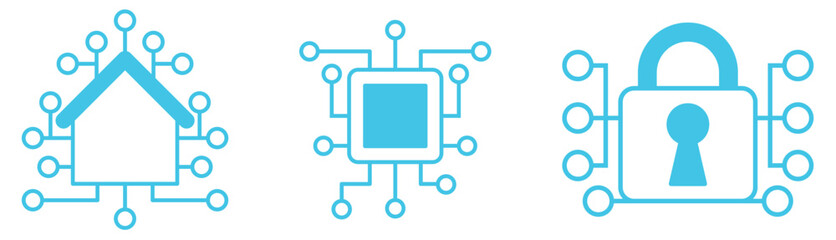 digital data line icon