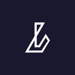 Fototapeta premium Letter L logo icon design template elements