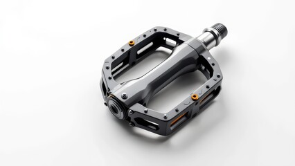 Bicycle Pedal on Plain White Background for Sports Gear Mockups