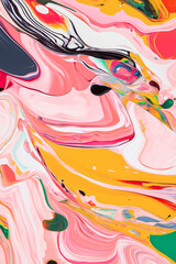 Flowing Vibrance - Abstract Oil Painting