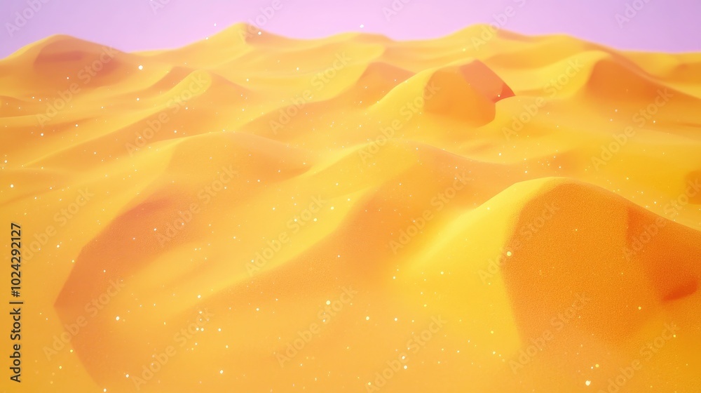 Poster close up of beach sand featuring unique shades of golden grains and a softly lit tan dune surface id