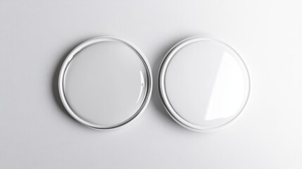 Two White Circles