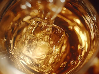 4グラスにお酒を注ぐ　Gererated AI