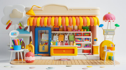 Stationery Store 3D