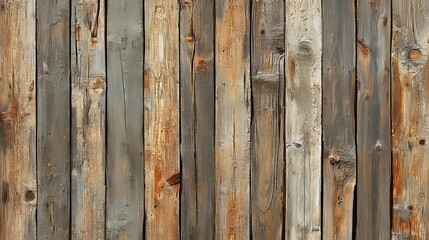 Weathered Wooden Plank Wall Texture