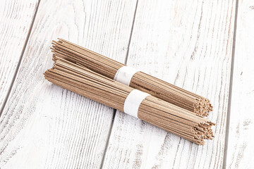 Asian aw soba bukwheat noodle