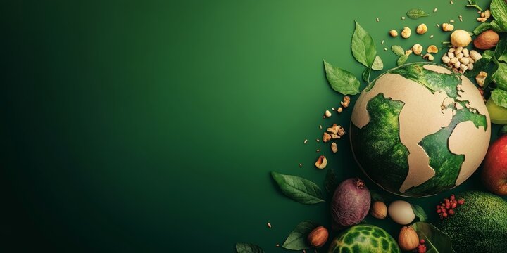 World Vegan Day theme with significant copy space.