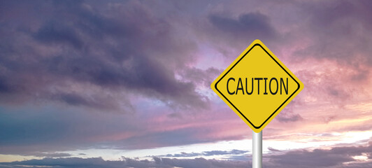 Hurricane Idalia warning sign against a powerful stormy background with copy space. Dirty and angled sign with cyclonic winds add to the drama.hurricane season sign on cloudy background