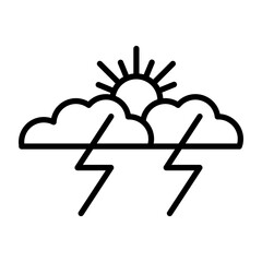 Storm Vector Icon Style