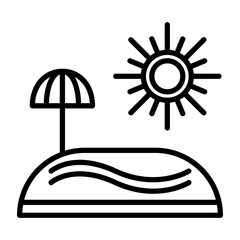 Summer Vector Icon Style