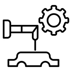 Fixed Automation Vector Icon Style