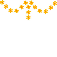 Hanging Floral Diwali Decoration