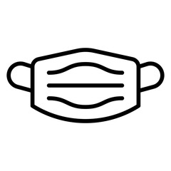 Face Mask Vector Icon Style