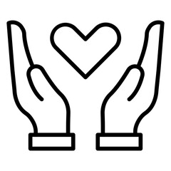 Holding hands Vector Icon Style