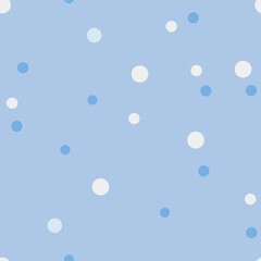 Background Texture Floating Bubbles Blue Sky. Simple Soft Dynamic Circular Dot Abstract Wallpaper Under Water.