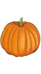 pumpkin isolated on white background