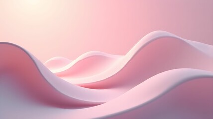 Abstract background with smooth lines and bright gradients in pastel colors