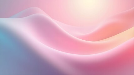Obraz premium Abstract background with smooth lines and bright gradients in pastel colors