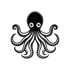 illustration of an octopus on white background