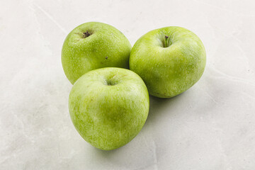 Sweet and juicy green apple