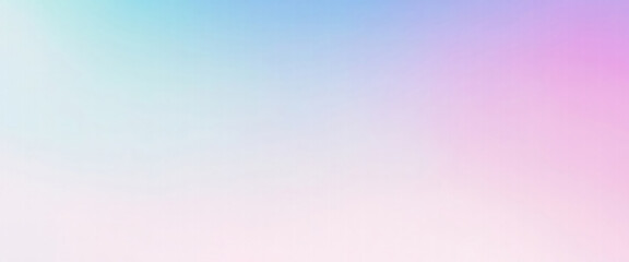 Vibrant soft White, blue and pink hues grainy gradient background
