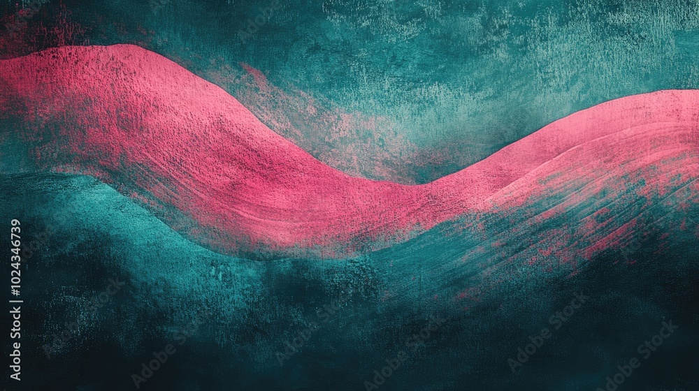Poster abstract digital painting depicting a fantasy landscape or textured background featuring lines and f