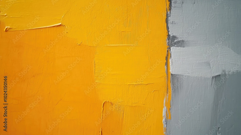 Poster abstract artistic background featuring golden brushstrokes and textured elements oil on canvas with 