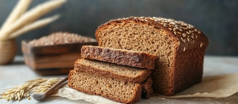 Barley And Rye Bread Healthy And Nutritious Homemade Bread For Good Dietary Health