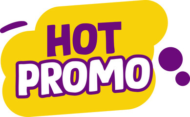 hot promo lable template