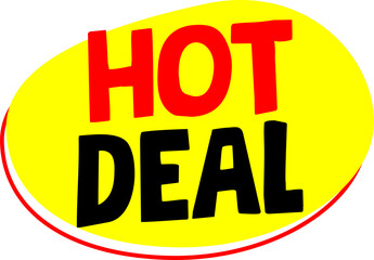 hot deal lable template