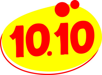 promo 10.10 lable template