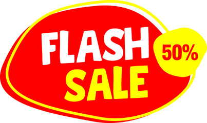 flash sale lable template