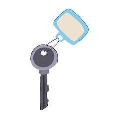 access door key hotel cartoon. card security, lock checkin, checkout reception access door key hotel sign. isolated symbol vector illustration