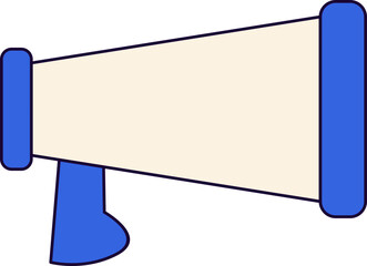 Obraz premium Flat Megaphone