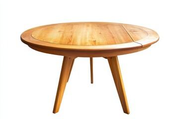 Drop-leaf table isolate on white background, clipping path