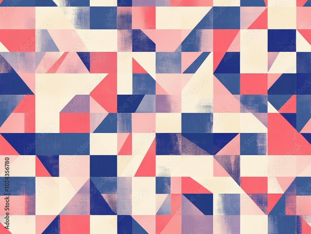 Poster abstract geometric pattern design suitable for textiles and contemporary backgrounds